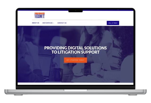 Digital Verdict Website Designed By Moonshot Marketing